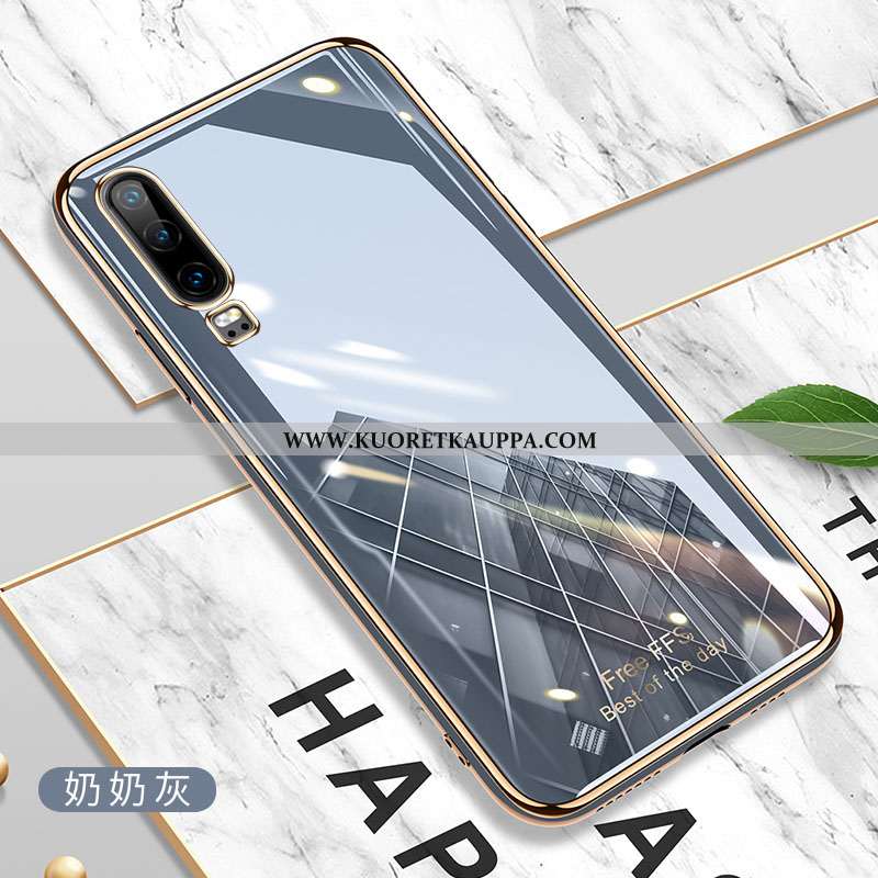 Kuori Huawei P30, Kuoret Huawei P30, Kotelo Huawei P30 Pehmeä Neste Valo Puhelimen Ultra Tuuli Vihre