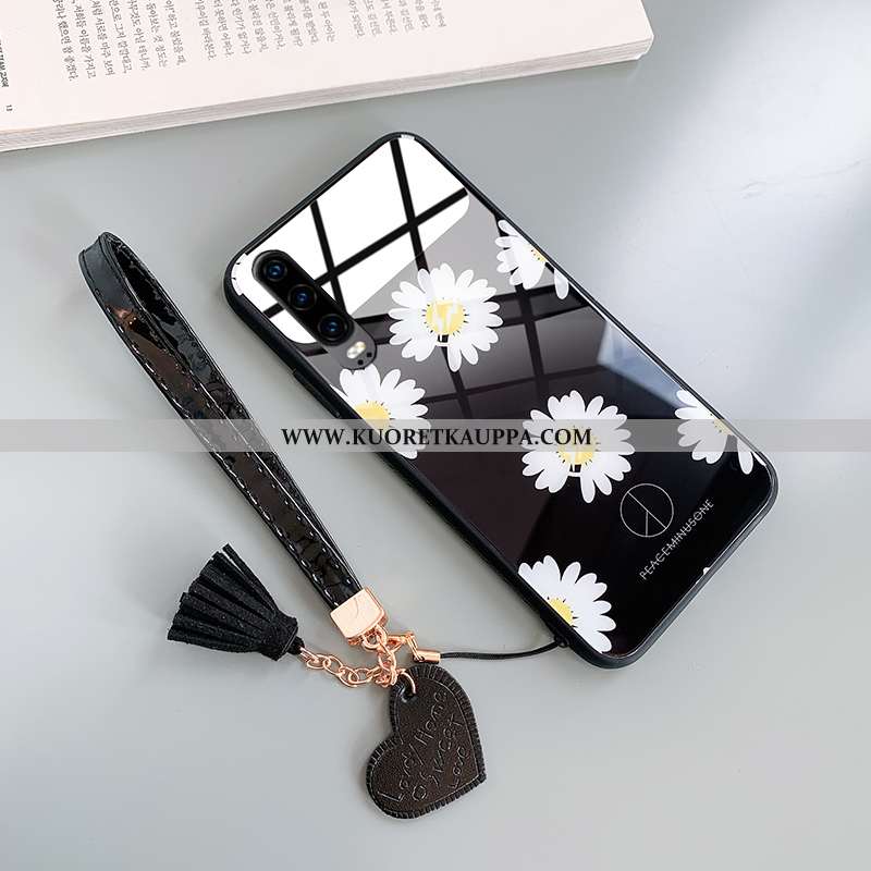 Kuori Huawei P30, Kuoret Huawei P30, Kotelo Huawei P30 Persoonallisuus Luova Lasi Puhelimen Net Red 