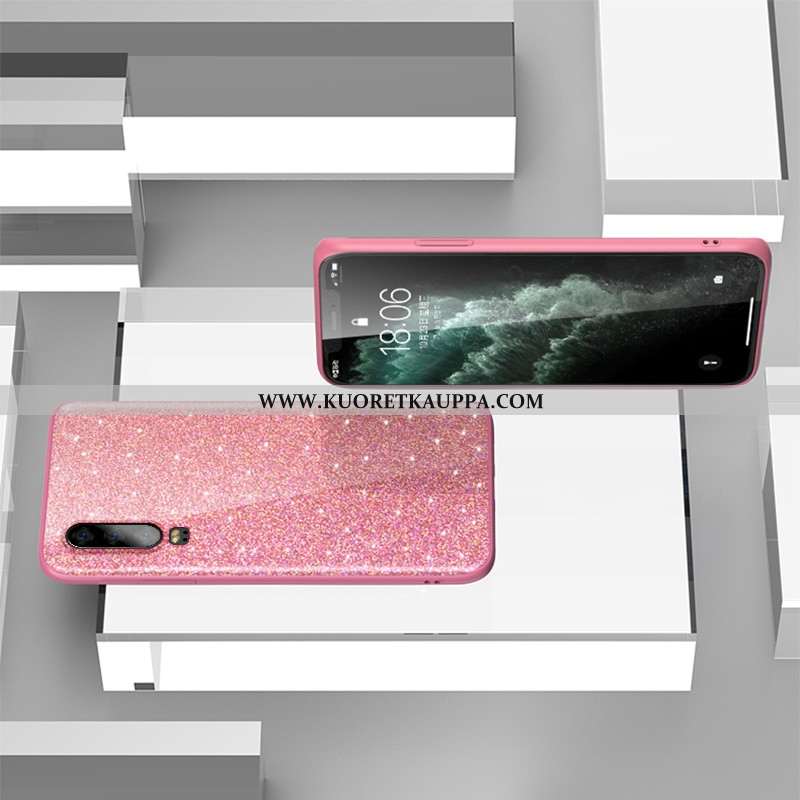 Kuori Huawei P30, Kuoret Huawei P30, Kotelo Huawei P30 Persoonallisuus Luova Pehmeä Neste Sininen Ja