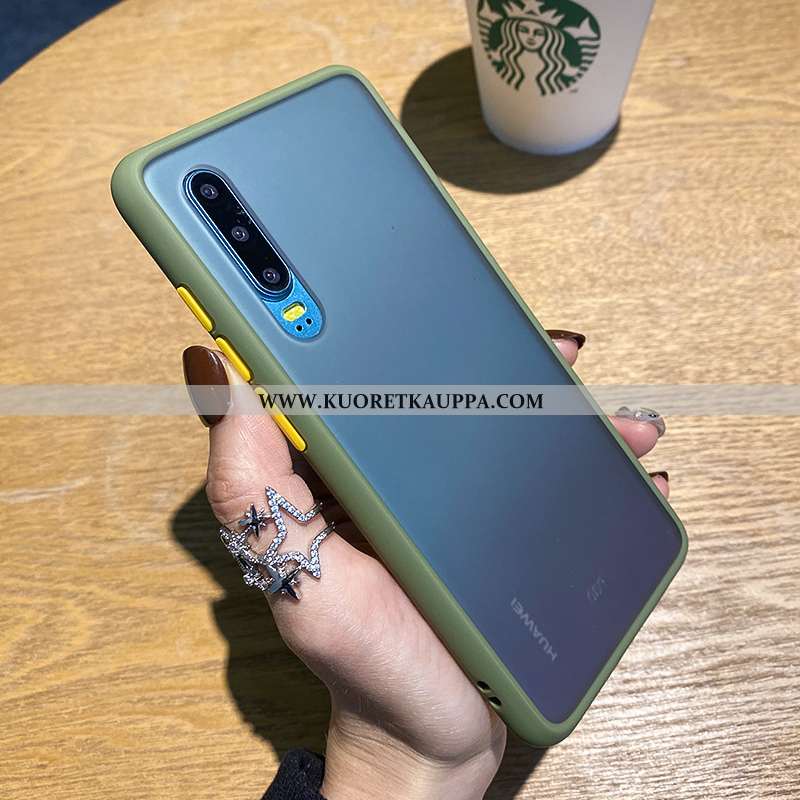 Kuori Huawei P30, Kuoret Huawei P30, Kotelo Huawei P30 Persoonallisuus Luova Suojaus Pesty Suede Peh
