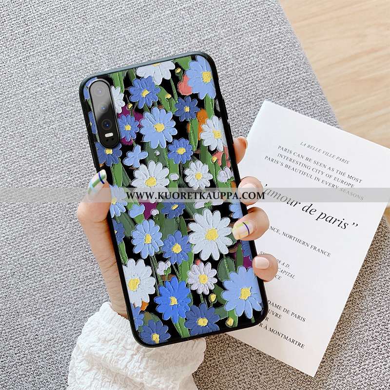 Kuori Huawei P30, Kuoret Huawei P30, Kotelo Huawei P30 Pesty Suede Kohokuviointi Murtumaton Ylellisy