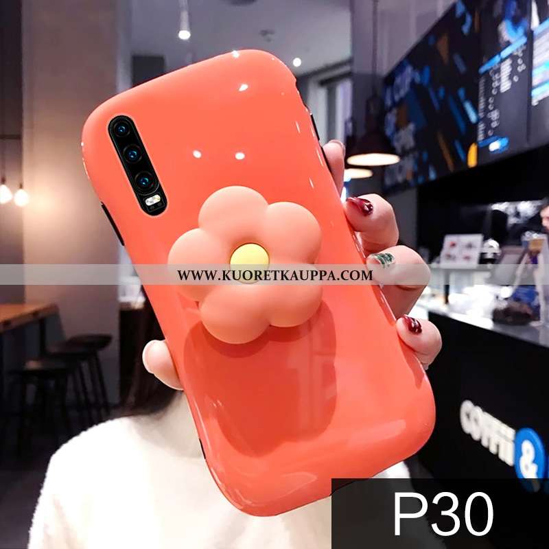 Kuori Huawei P30, Kuoret Huawei P30, Kotelo Huawei P30 Silikoni Persoonallisuus Vaalean Puhelimen Mu