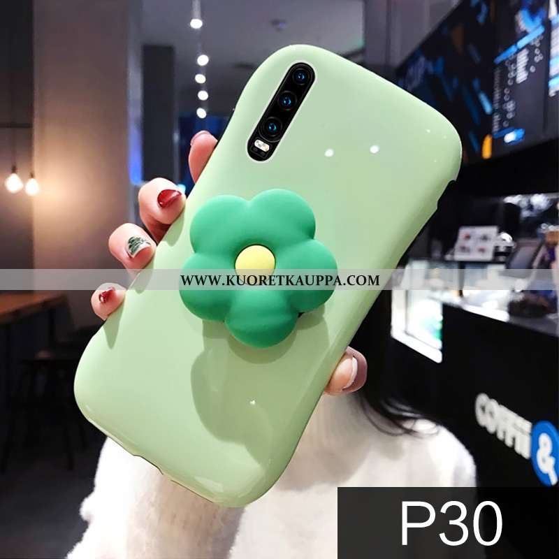 Kuori Huawei P30, Kuoret Huawei P30, Kotelo Huawei P30 Silikoni Persoonallisuus Vaalean Puhelimen Mu