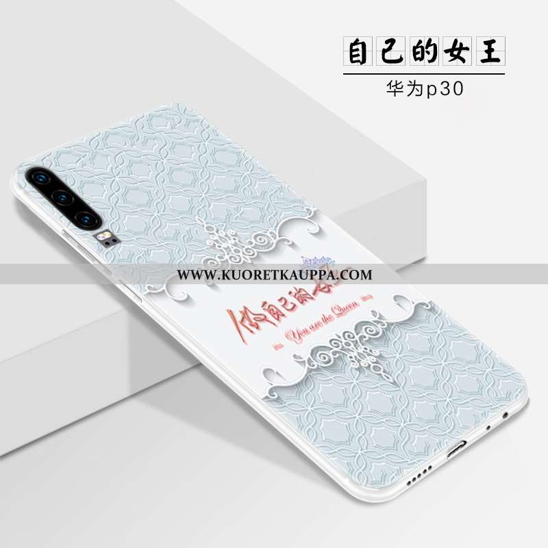 Kuori Huawei P30, Kuoret Huawei P30, Kotelo Huawei P30 Silikoni Pesty Suede Suuntaus Puhelimen Valo 