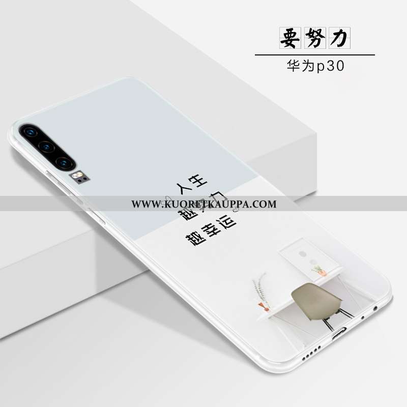 Kuori Huawei P30, Kuoret Huawei P30, Kotelo Huawei P30 Silikoni Pesty Suede Suuntaus Puhelimen Valo 