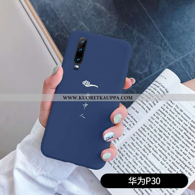 Kuori Huawei P30, Kuoret Huawei P30, Kotelo Huawei P30 Silikoni Suojaus Puhelimen All Inclusive Puna