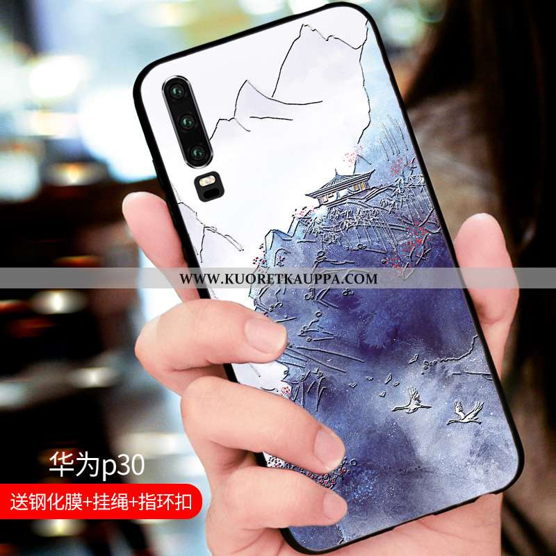 Kuori Huawei P30, Kuoret Huawei P30, Kotelo Huawei P30 Silikoni Suojaus Ylellisyys Suuntaus Kohokuvi