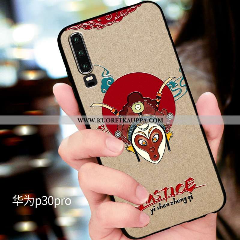 Kuori Huawei P30, Kuoret Huawei P30, Kotelo Huawei P30 Silikoni Suojaus Ylellisyys Suuntaus Kohokuvi