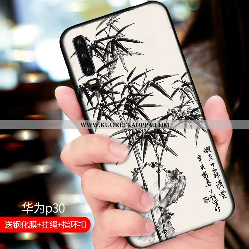 Kuori Huawei P30, Kuoret Huawei P30, Kotelo Huawei P30 Silikoni Suojaus Ylellisyys Suuntaus Kohokuvi