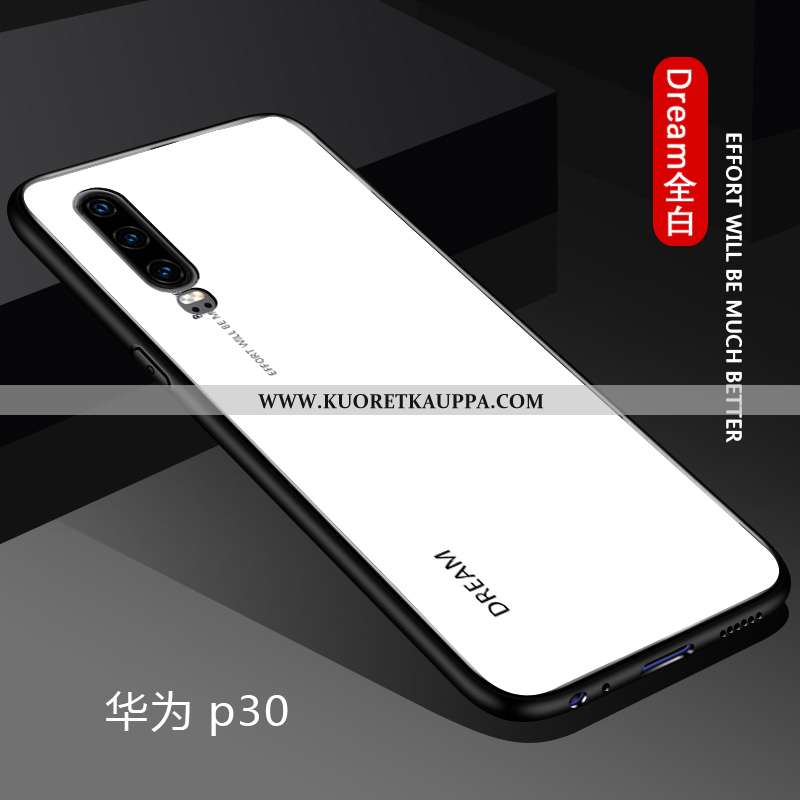 Kuori Huawei P30, Kuoret Huawei P30, Kotelo Huawei P30 Suuntaus Pehmeä Neste Sininen Luova Kiinteä V