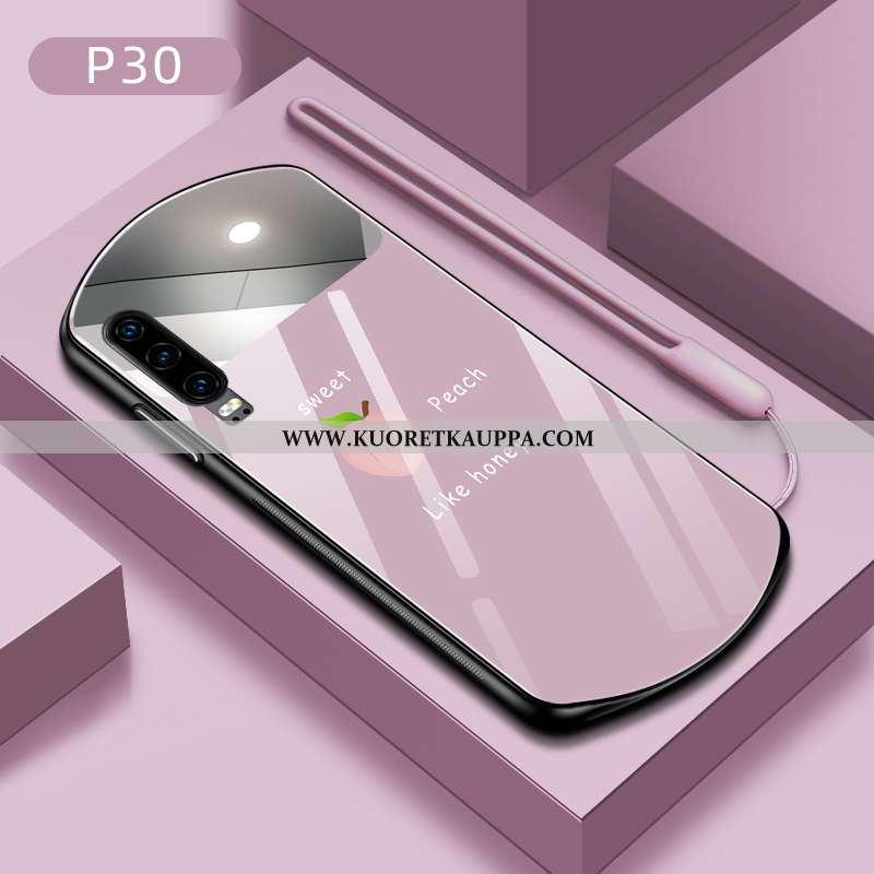 Kuori Huawei P30, Kuoret Huawei P30, Kotelo Huawei P30 Suuntaus Pehmeä Neste Violetti Puhelimen All 