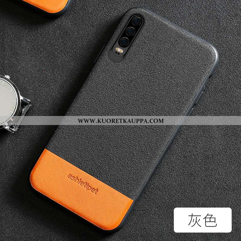 Kuori Huawei P30, Kuoret Huawei P30, Kotelo Huawei P30 Ultra Valo Liitos Ylellisyys Harmaa