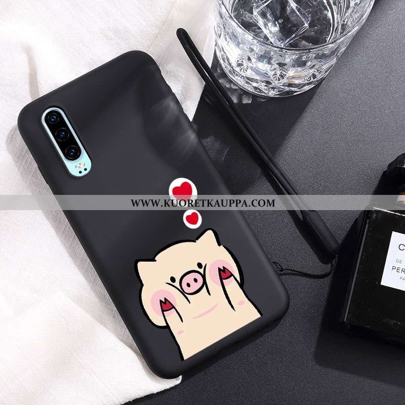 Kuori Huawei P30, Kuoret Huawei P30, Kotelo Huawei P30 Ultra Valo Puhelimen Suuntaus Silikoni Punain