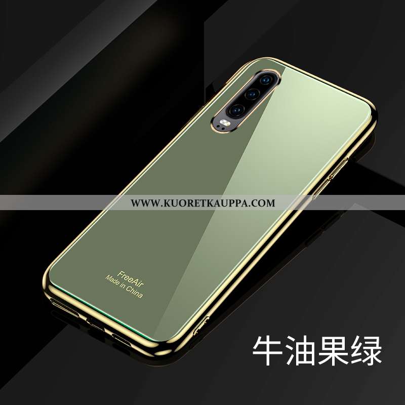 Kuori Huawei P30, Kuoret Huawei P30, Kotelo Huawei P30 Valo Silikoni Jauhe Puhelimen Lehmä Pinkki