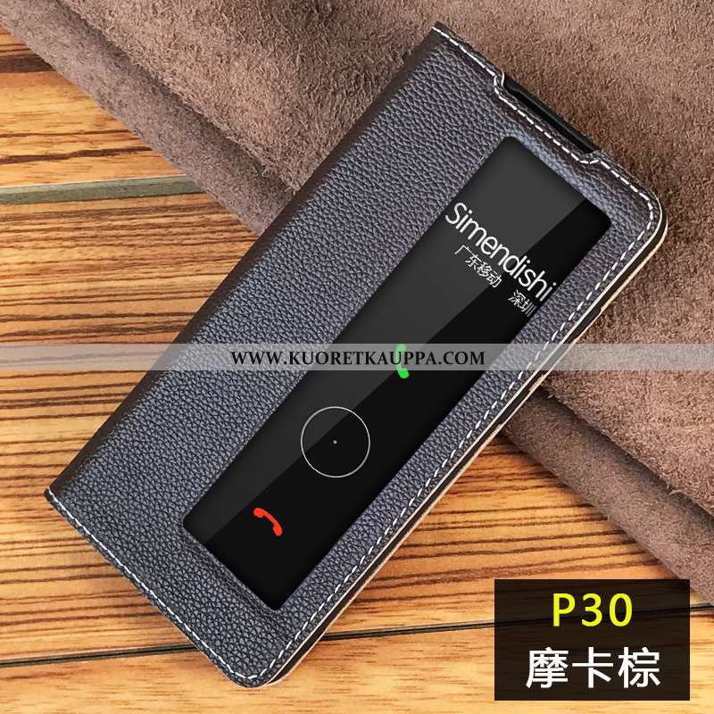 Kuori Huawei P30, Kuoret Huawei P30, Kotelo Huawei P30 Valo Suojaus Murtumaton Champagne