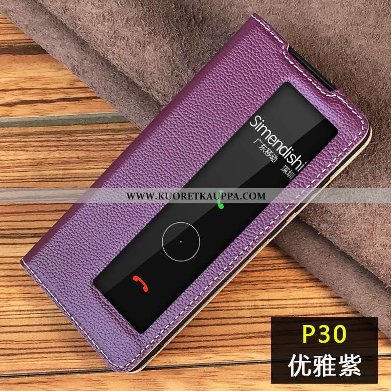 Kuori Huawei P30, Kuoret Huawei P30, Kotelo Huawei P30 Valo Suojaus Murtumaton Champagne