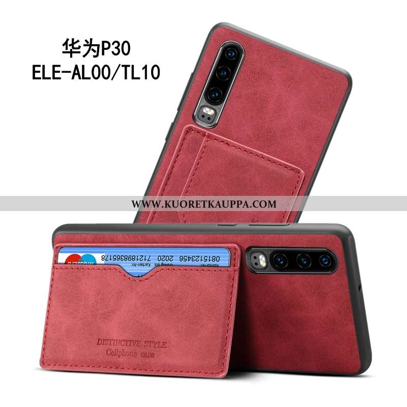 Kuori Huawei P30, Kuoret Huawei P30, Kotelo Huawei P30 Valo Suojaus Pehmeä Neste Harmaa Tuki