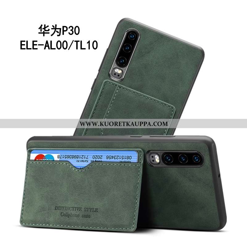 Kuori Huawei P30, Kuoret Huawei P30, Kotelo Huawei P30 Valo Suojaus Pehmeä Neste Harmaa Tuki