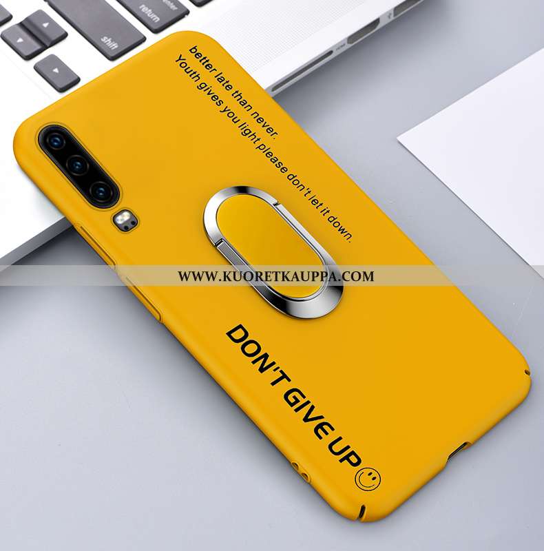 Kuori Huawei P30, Kuoret Huawei P30, Kotelo Huawei P30 Valo Suojaus Puhelimen Tuuli Ultra Keltaiset