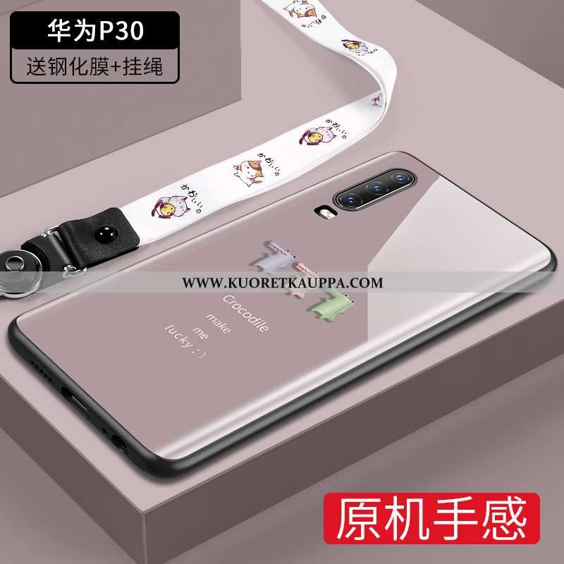 Kuori Huawei P30, Kuoret Huawei P30, Kotelo Huawei P30 Valo Suojaus Suuntaus Tuntea Murtumaton Viole