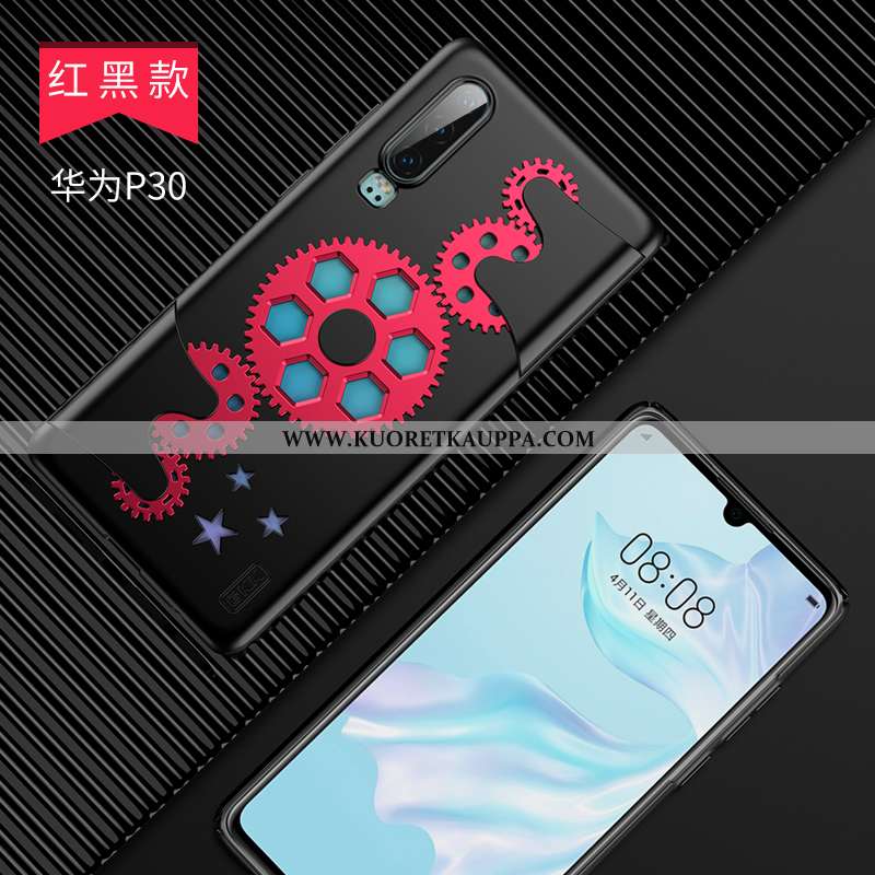 Kuori Huawei P30, Kuoret Huawei P30, Kotelo Huawei P30 Valo Suojaus Säteilevä Puhelimen Hopea