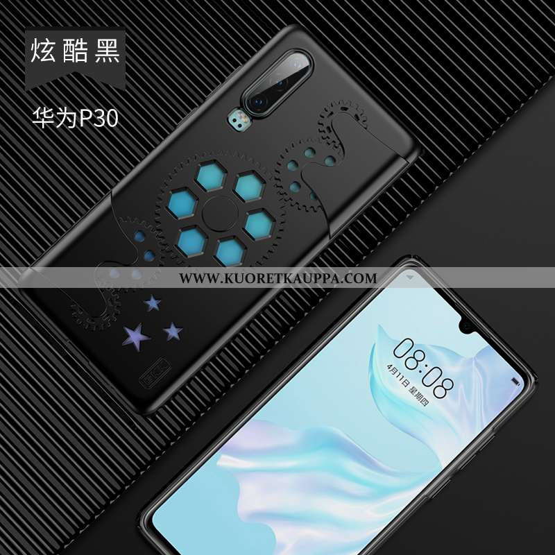 Kuori Huawei P30, Kuoret Huawei P30, Kotelo Huawei P30 Valo Suojaus Säteilevä Puhelimen Hopea