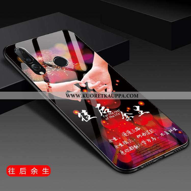 Kuori Huawei P30 Lite, Kuoret Huawei P30 Lite, Kotelo Huawei P30 Lite Lasi Persoonallisuus Puhelimen