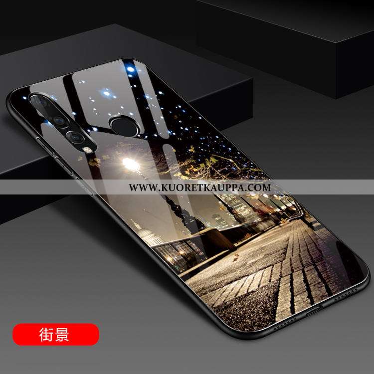 Kuori Huawei P30 Lite, Kuoret Huawei P30 Lite, Kotelo Huawei P30 Lite Lasi Persoonallisuus Puhelimen