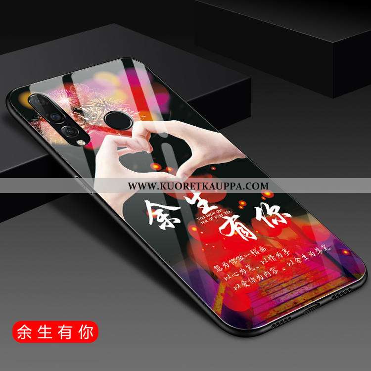 Kuori Huawei P30 Lite, Kuoret Huawei P30 Lite, Kotelo Huawei P30 Lite Lasi Persoonallisuus Puhelimen