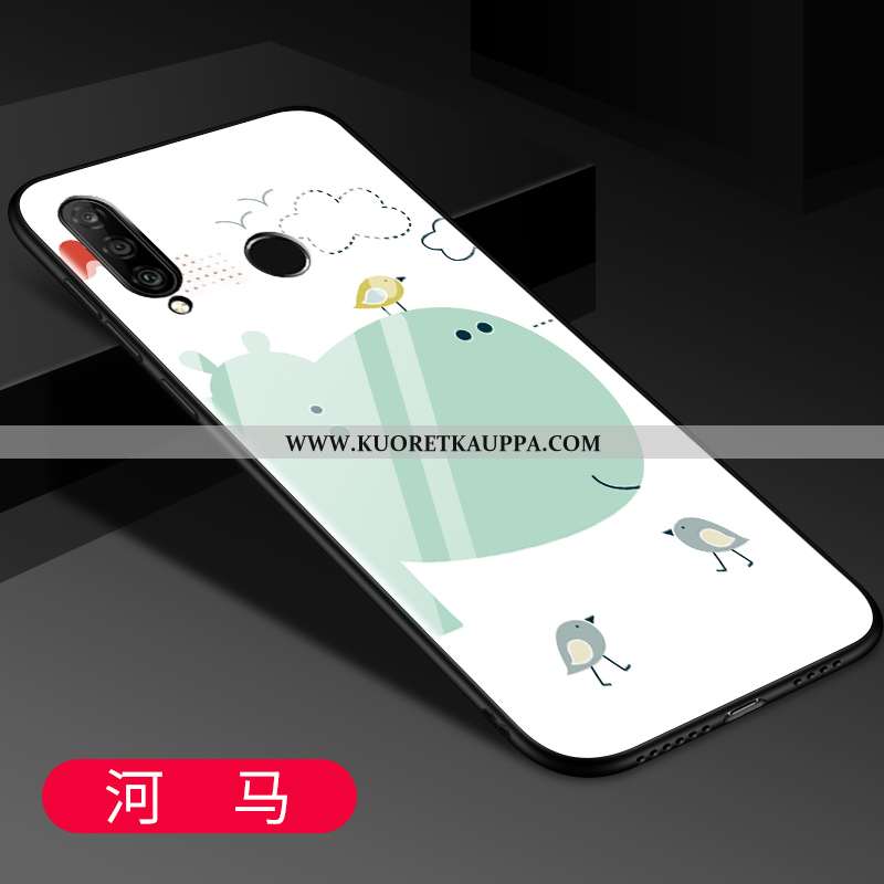 Kuori Huawei P30 Lite, Kuoret Huawei P30 Lite, Kotelo Huawei P30 Lite Lasi Tila Ihana Pehmeä Neste P