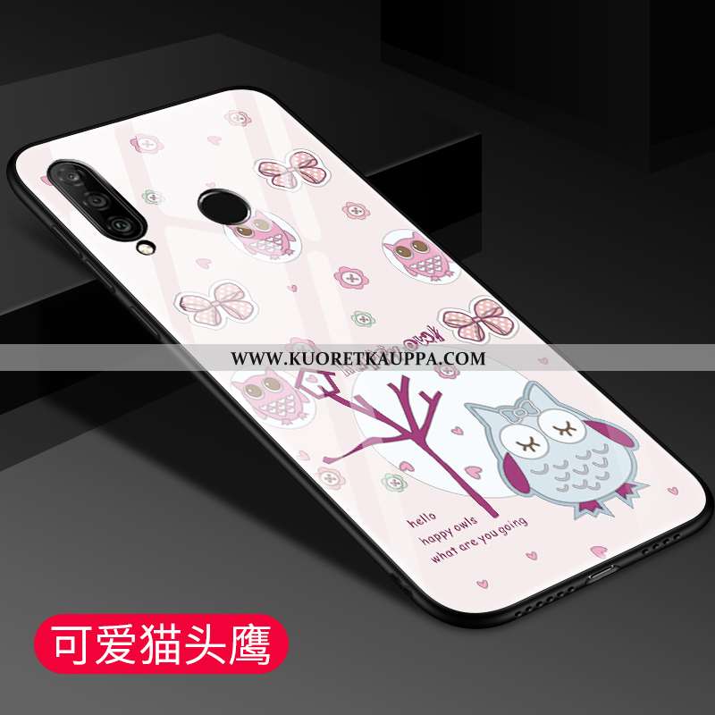 Kuori Huawei P30 Lite, Kuoret Huawei P30 Lite, Kotelo Huawei P30 Lite Lasi Tila Ihana Pehmeä Neste P