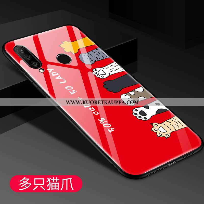 Kuori Huawei P30 Lite, Kuoret Huawei P30 Lite, Kotelo Huawei P30 Lite Lasi Tila Ihana Pehmeä Neste P