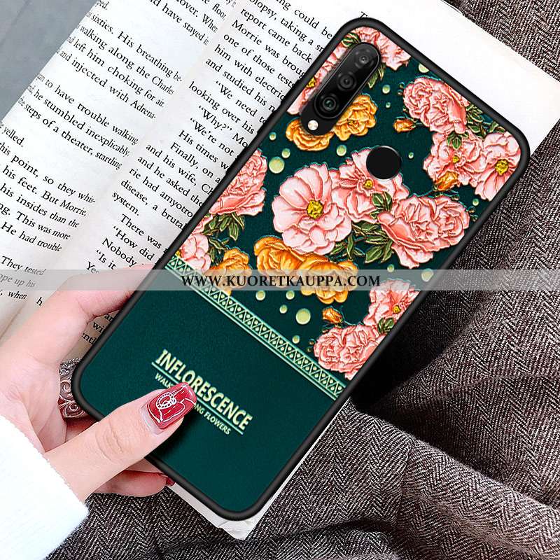Kuori Huawei P30 Lite, Kuoret Huawei P30 Lite, Kotelo Huawei P30 Lite Luova Kohokuviointi Maalaus Al