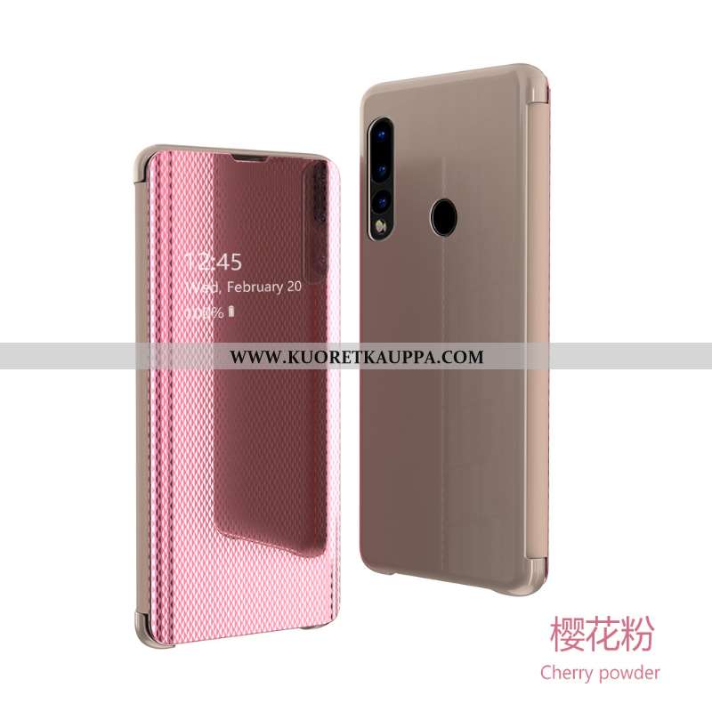 Kuori Huawei P30 Lite, Kuoret Huawei P30 Lite, Kotelo Huawei P30 Lite Läpinäkyvä Kukkakuvio Nahkakuo