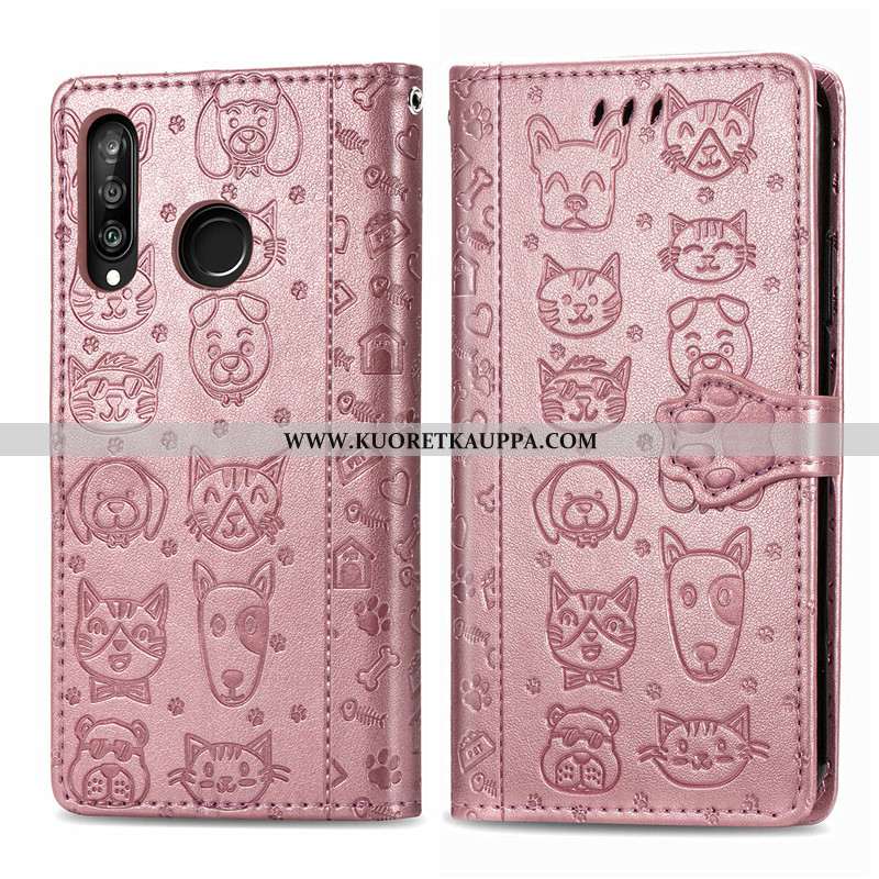 Kuori Huawei P30 Lite, Kuoret Huawei P30 Lite, Kotelo Huawei P30 Lite Nahka Suojaus Murtumaton Puhel