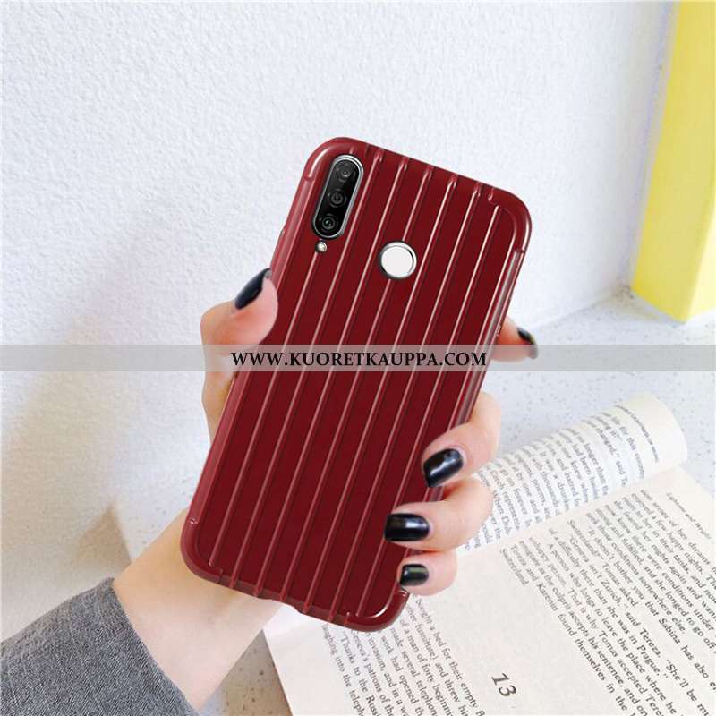 Kuori Huawei P30 Lite, Kuoret Huawei P30 Lite, Kotelo Huawei P30 Lite Persoonallisuus Luova Viini Pu