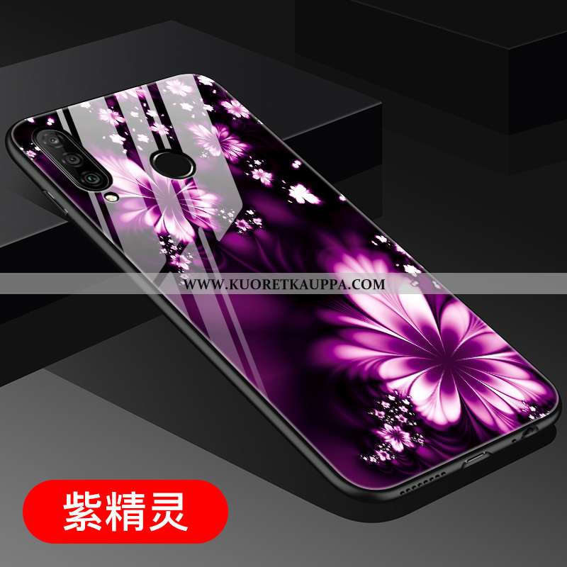 Kuori Huawei P30 Lite, Kuoret Huawei P30 Lite, Kotelo Huawei P30 Lite Persoonallisuus Suuntaus Lasi 
