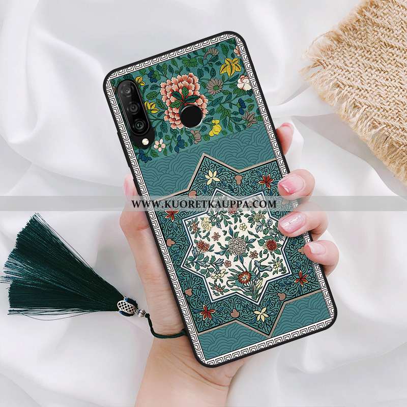 Kuori Huawei P30 Lite, Kuoret Huawei P30 Lite, Kotelo Huawei P30 Lite Pesty Suede Palatsi Tuuli Puhe