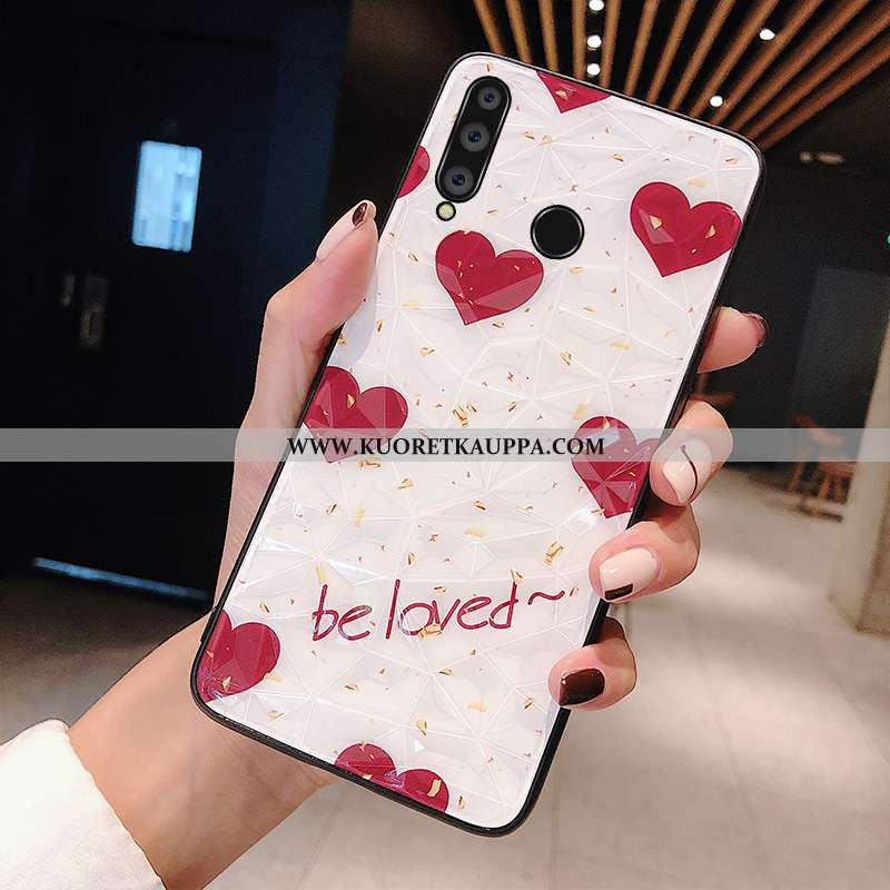 Kuori Huawei P30 Lite, Kuoret Huawei P30 Lite, Kotelo Huawei P30 Lite Sarjakuva Kukkakuvio Viini Pun