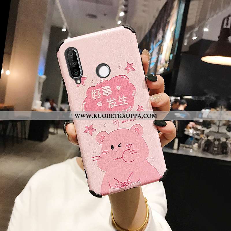 Kuori Huawei P30 Lite, Kuoret Huawei P30 Lite, Kotelo Huawei P30 Lite Suojaus Sarjakuva Uusi Karkais