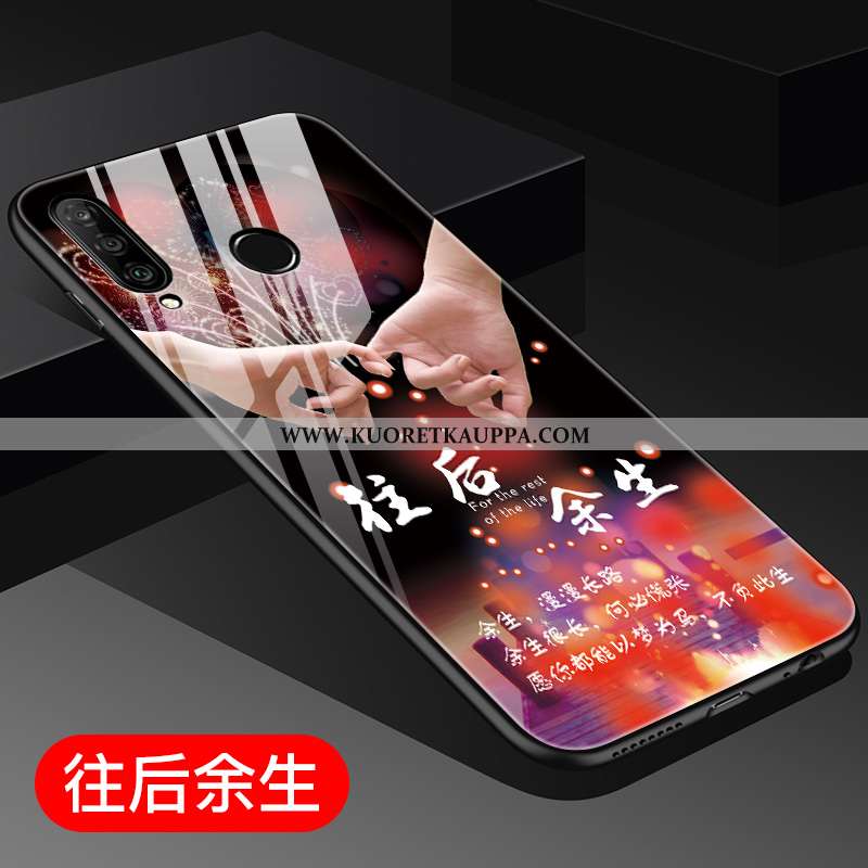 Kuori Huawei P30 Lite, Kuoret Huawei P30 Lite, Kotelo Huawei P30 Lite Suuntaus Lasi Nuoret Ulotteine