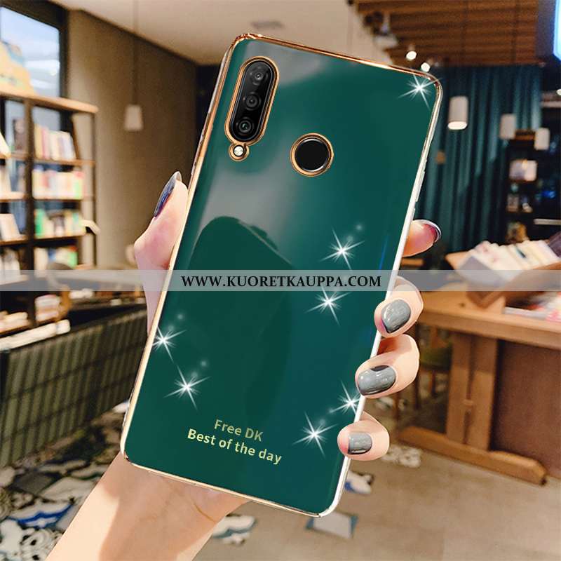 Kuori Huawei P30 Lite, Kuoret Huawei P30 Lite, Kotelo Huawei P30 Lite Ylellisyys Pehmeä Neste Harmaa