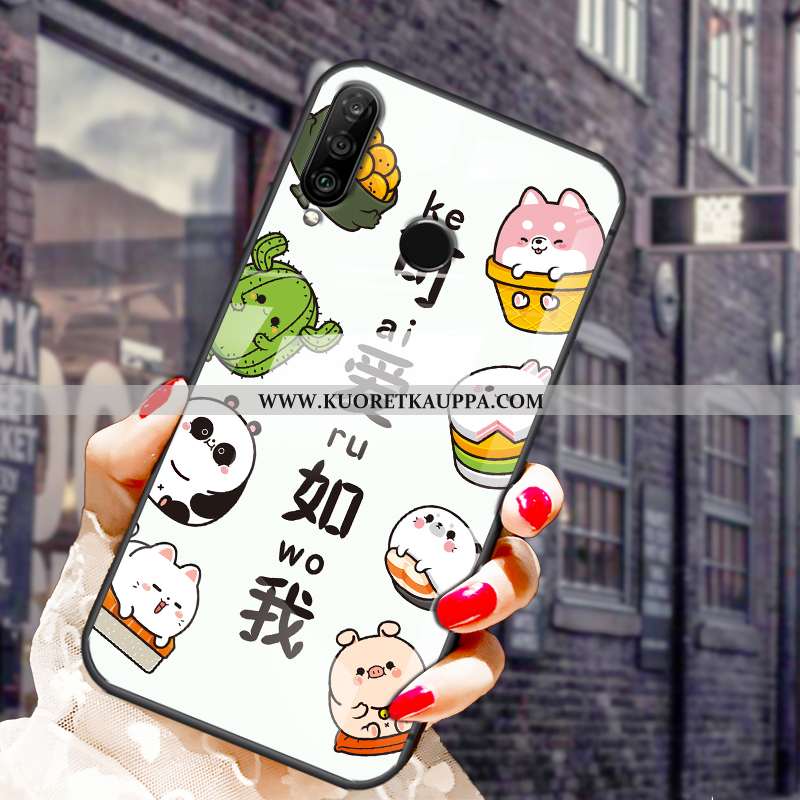 Kuori Huawei P30 Lite Xl, Kuoret Huawei P30 Lite Xl, Kotelo Huawei P30 Lite Xl Ihana Suojaus Net Red