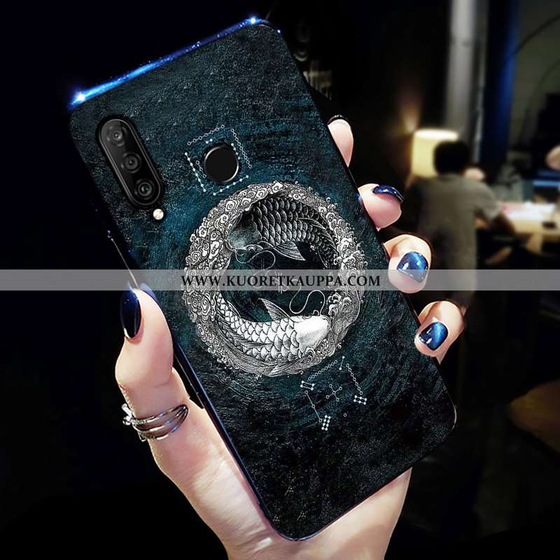 Kuori Huawei P30 Lite Xl, Kuoret Huawei P30 Lite Xl, Kotelo Huawei P30 Lite Xl Luova Suojaus Tuuli P