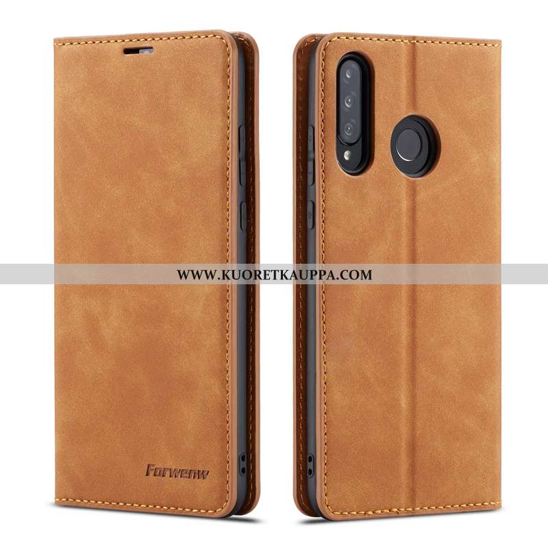 Kuori Huawei P30 Lite Xl, Kuoret Huawei P30 Lite Xl, Kotelo Huawei P30 Lite Xl Nahkakuori Kaksipuoli