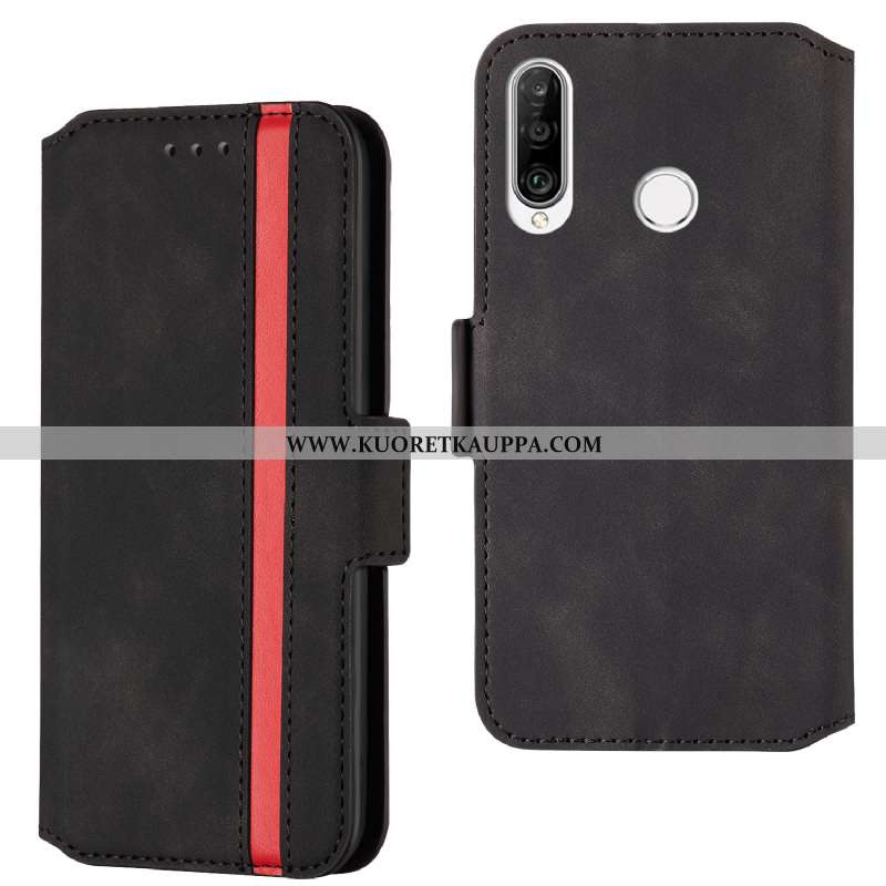 Kuori Huawei P30 Lite Xl, Kuoret Huawei P30 Lite Xl, Kotelo Huawei P30 Lite Xl Näytönsuojus Nahkakuo