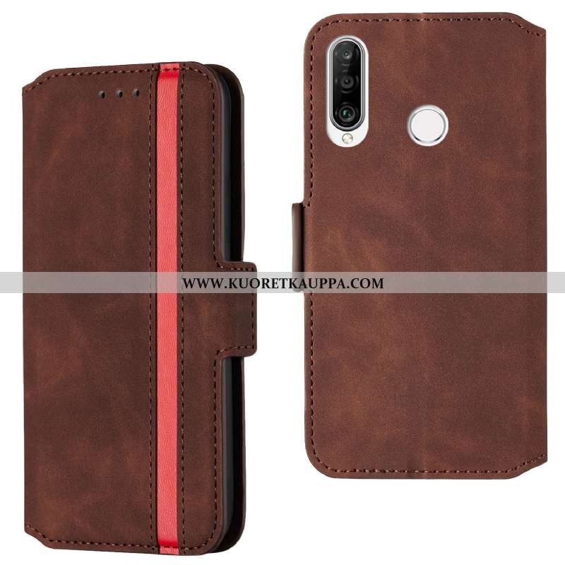 Kuori Huawei P30 Lite Xl, Kuoret Huawei P30 Lite Xl, Kotelo Huawei P30 Lite Xl Näytönsuojus Nahkakuo