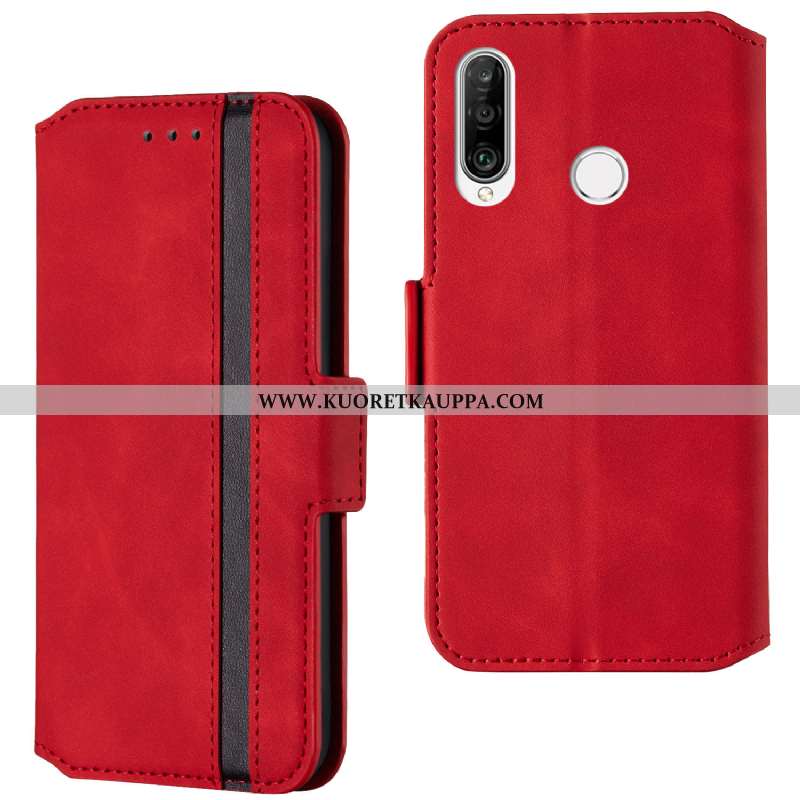 Kuori Huawei P30 Lite Xl, Kuoret Huawei P30 Lite Xl, Kotelo Huawei P30 Lite Xl Näytönsuojus Nahkakuo