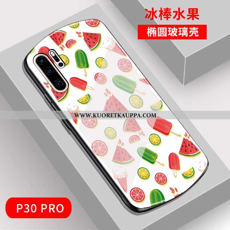 Kuori Huawei P30 Pro, Kuoret Huawei P30 Pro, Kotelo Huawei P30 Pro Lasi Tila Vihreä Puhelimen Peili