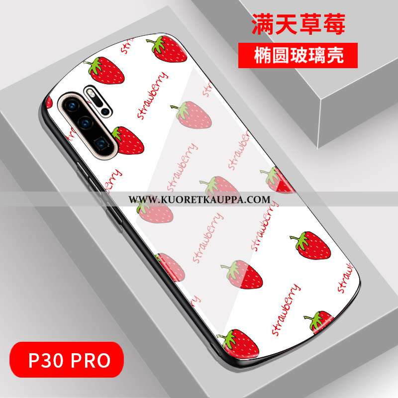 Kuori Huawei P30 Pro, Kuoret Huawei P30 Pro, Kotelo Huawei P30 Pro Lasi Tila Vihreä Puhelimen Peili